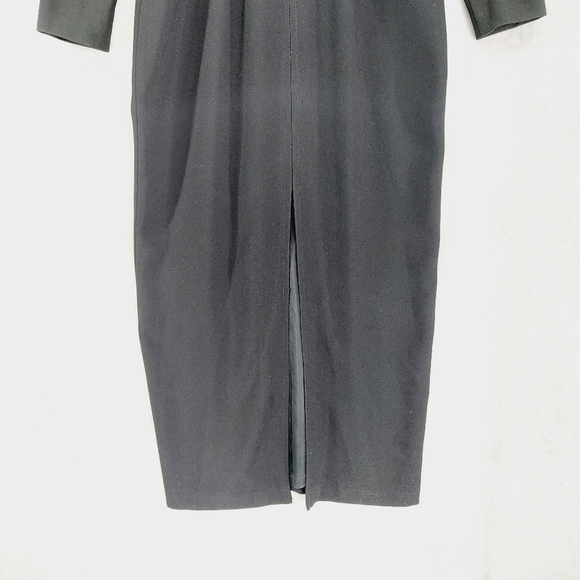 Linda Allard Ellen Tracy Long Sleeve Open Front Maxi Dress P5168 - Picture 2 of 9